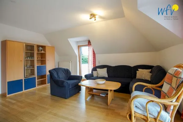 Wohnzimmer Traumschiff Borkum Ferienwohnung 3