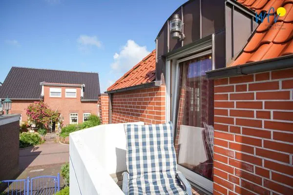 Balkon Traumschiff Borkum Ferienwohnung 3