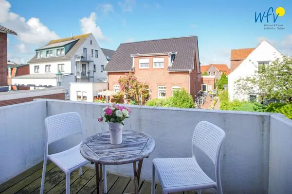 Balkon Traumschiff Borkum Ferienwohnung 3