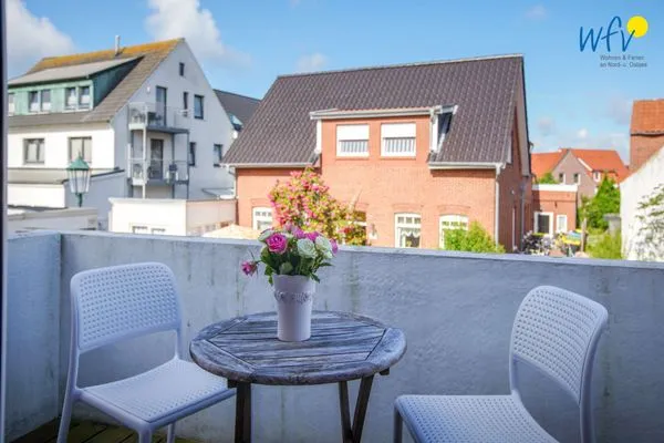 Balkon Traumschiff Borkum Ferienwohnung 3