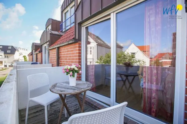 Balkon Traumschiff Borkum Ferienwohnung 3