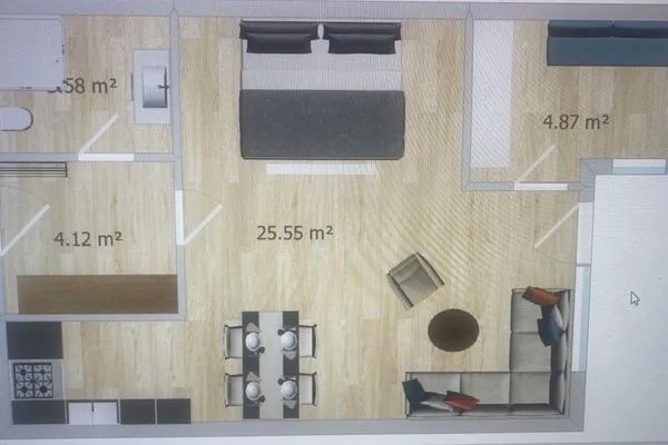 Apartmenthaus Frauenpreiss FeWo 111 Sahlenburg - Grundriss