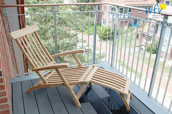 Balkon Achterhus Ferienwohnung Lee