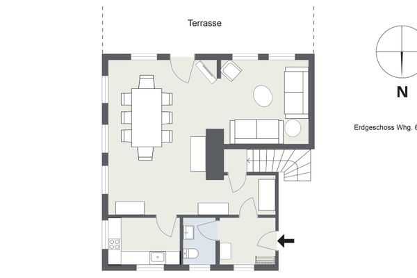 Antje Sammen Whg. 61 Amrum - Grundriss