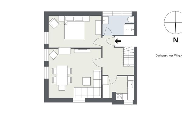 Antje Sammen Whg. 62 Amrum - Grundriss