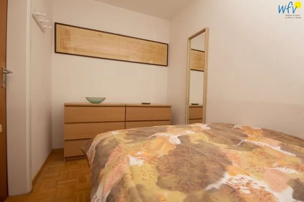 Schlafzimmer Ferienhaus Seeblick Ferienwohnung 85