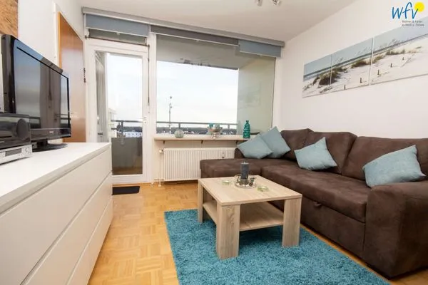 Wohnzimmer Ferienhaus Seeblick Ferienwohnung 85