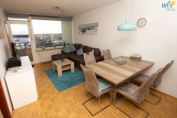 Wohnzimmer Ferienhaus Seeblick Ferienwohnung 85