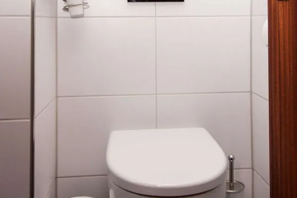 Badezimmer Ferienhaus Seeblick Ferienwohnung 85