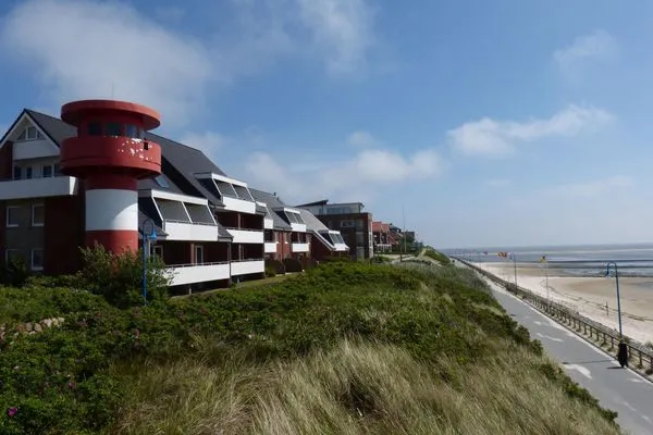 Haus Leitfeuer mit Meerblick in Wittdün auf Amrum Haus Leitfeuer Ferienwohnung „Blick 19"