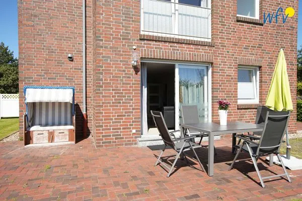 Terrasse Weidenkieker Ferienwohnung 1