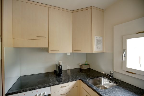 Chesa Munteratsch 2-Zimmmerwohnung 205 Typ E Silvaplana - Kitchen