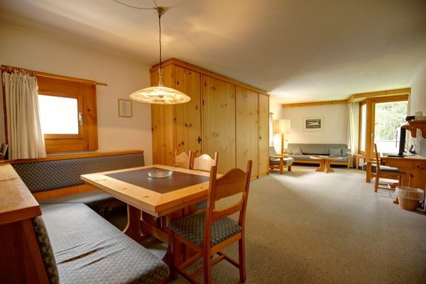 Chesa Munteratsch 2-Zimmmerwohnung 205 Typ E Silvaplana - Living room