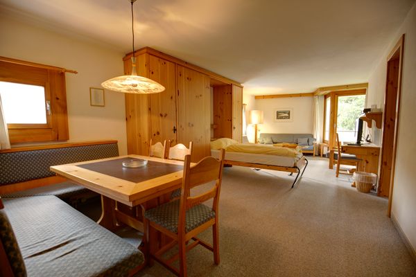 Chesa Munteratsch 2-Zimmmerwohnung 205 Typ E Silvaplana - Living room