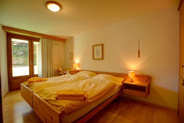 Chesa Munteratsch 2-Zimmmerwohnung 205 Typ E Silvaplana - Bedroom