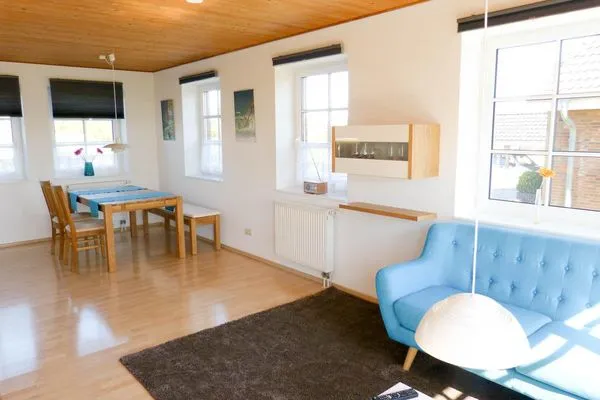 Essbereich in der Ferienwohnung At Nuurdlacht in Nebel auf Amrum Haus Nordlicht Ferienwohnung *At Nuurdlacht*