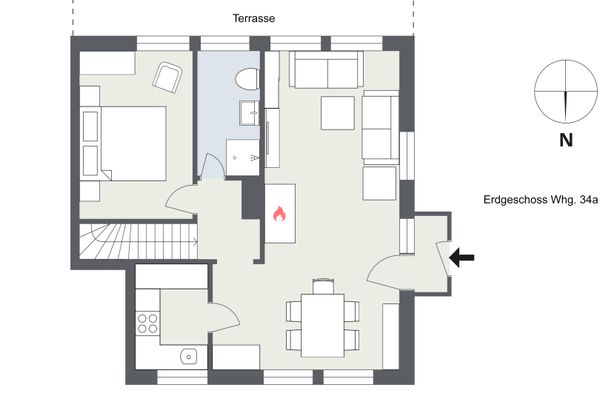 Friesenhof Whg. 34 Amrum - Grundriss