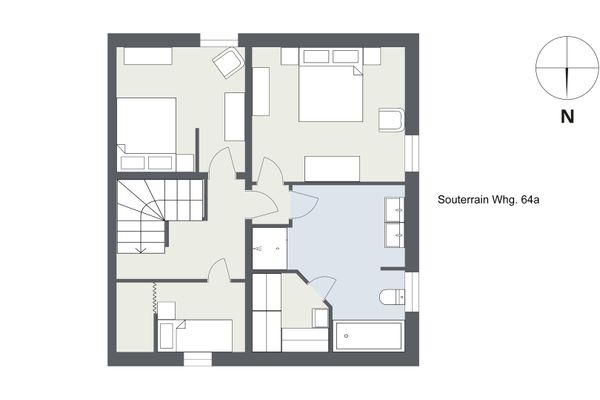 Antje Sammen Whg. 64 Amrum - Grundriss