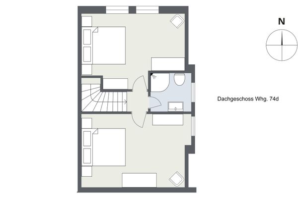Hark Olufs Whg. 74 Amrum - Grundriss