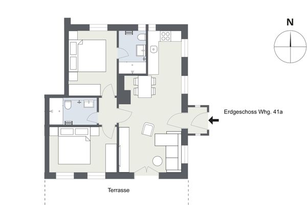 Nis Randers Whg. 41 Amrum - Grundriss