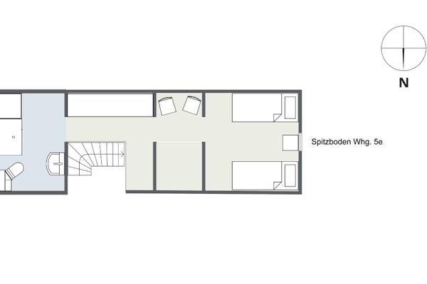 Witjhüs Whg. 5E Amrum - Grundriss