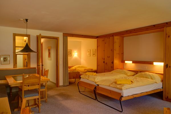 Chesa Munteratsch 1 1/2-Zimmerwohnung 204 Typ D Silvaplana - Living room