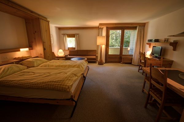 Chesa Munteratsch 1-Zimmerwohnung 206 Typ B Silvaplana - Living room