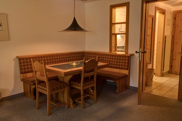 Chesa Munteratsch 1-Zimmerwohnung 206 Typ B Silvaplana - Living room