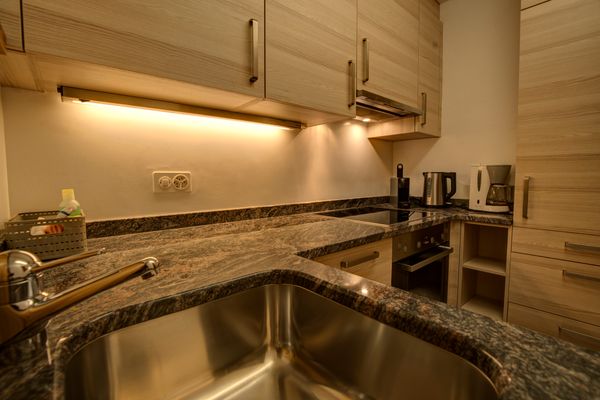 Chesa Munteratsch 1-Zimmerwohnung 206 Typ B Silvaplana - Kitchen