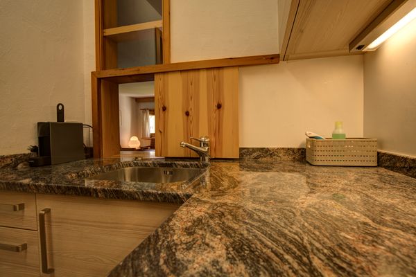 Chesa Munteratsch 1-Zimmerwohnung 206 Typ B Silvaplana - Kitchen