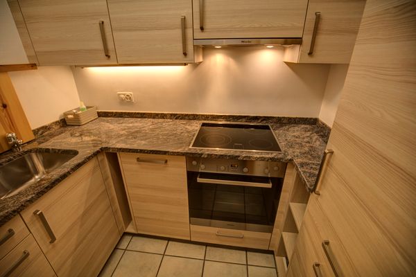 Chesa Munteratsch 1-Zimmerwohnung 206 Typ B Silvaplana - Kitchen