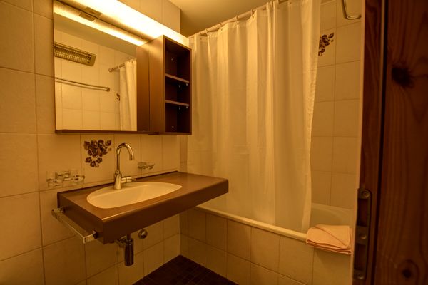 Chesa Munteratsch 1-Zimmerwohnung 206 Typ B Silvaplana - Bathroom