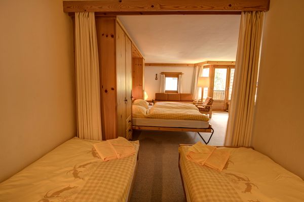 Chesa Munteratsch 1 1/2-Zimmerwohnung 509 Typ D Silvaplana - Living room