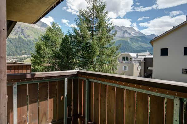 Chesa Munteratsch 1 1/2-Zimmerwohnung 509 Typ D Silvaplana - Balcony