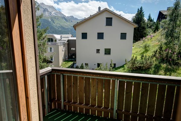 Chesa Munteratsch 1 1/2-Zimmerwohnung 509 Typ D Silvaplana - Balcony