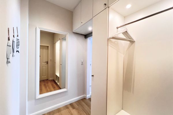 Haus Alexandra Ferienwohnung 8 Dat Büdche Wangerooge - Eingangsbereich und Garderobe.