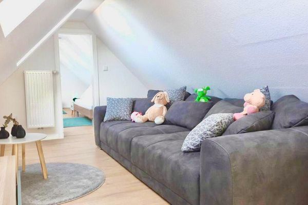 Dünenhaus Ferienwohnung - De Düün Sess Wangerooge - Kleines Kino für die Lütten.