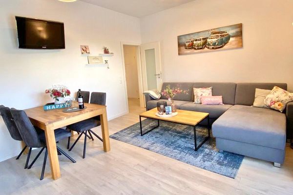 Dünenhaus Ferienwohnung - De Düün Een Wangerooge - Sitz & Essecke.