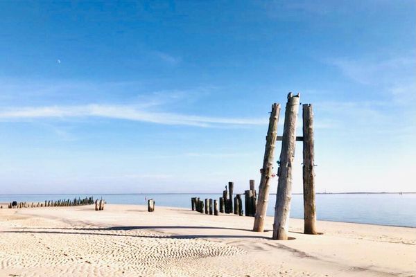 Dünenhaus Ferienwohnung - De Düün Twee Wangerooge - Der ehmalige Hafen im Inselosten. Bis 1958 wurde er noch von Wilhelmshaven angefahren.