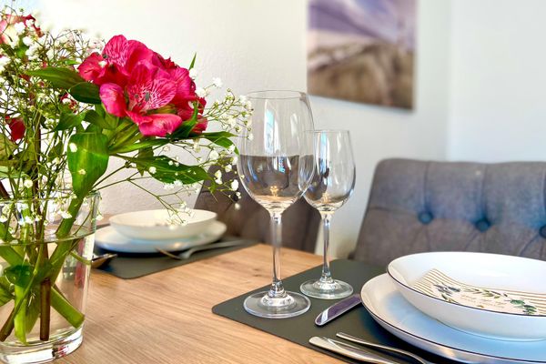 Dünenhaus Ferienwohnung - De Düün Veer Wangerooge - Sag es mit Blumen.
