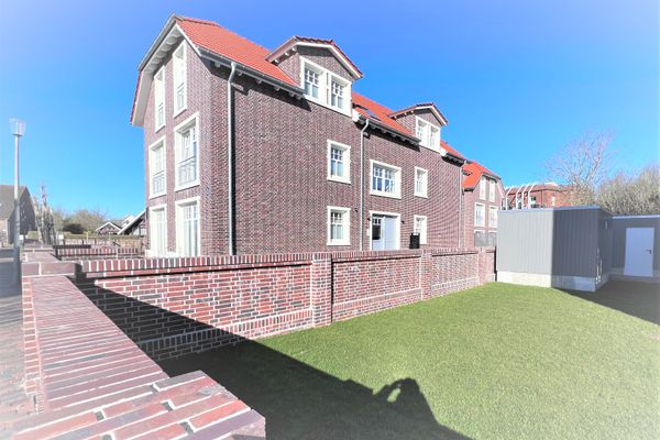 Lindenhof Ferienwohnung Inselherz Wangerooge - Ansicht Ostseite.