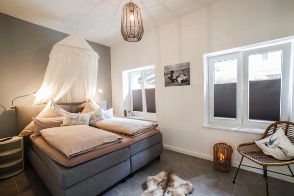  Ferienwohnung Dünennest Wangerooge - Schlafzimmer