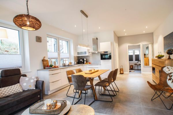  Ferienwohnung Dünennest Wangerooge - Wohnzimmer