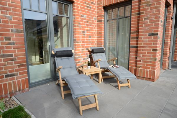 Bootshaus I Ferienwohnung Strandbude Wangerooge - Sonnenaufgang oder Untergang genießen. So schön zu Zweit.