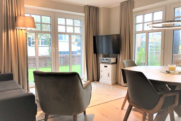 Lindenhof Ferienwohnung Strandmuschel Wangerooge - Wohnzimmer