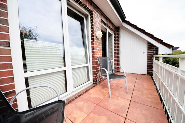  Haus Blümlein Wangerooge Wangerooge - Auch nicht gerade klein - Der Balkon.