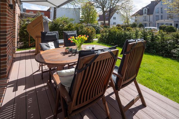  Wolkenlos Norderney-Stadt - Terrasse