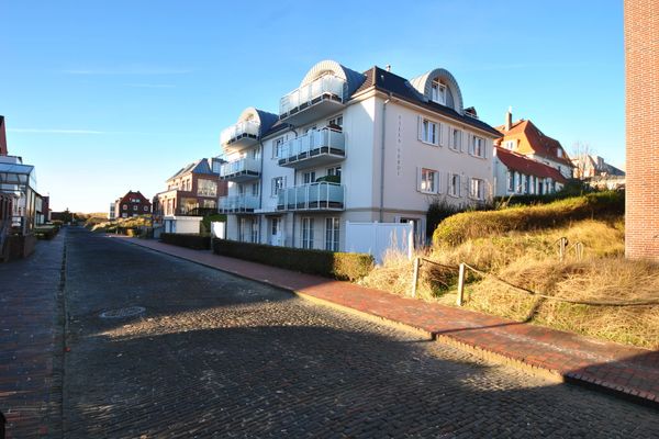 Villa Verdi Ferienwohnung 2 Wangerooge - Ansicht von Südosten.