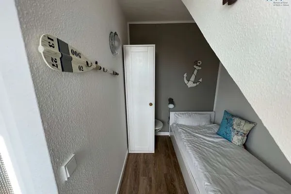 Schlafzimmer Residenz am Rosengarten Ferienwohnung große Atempause