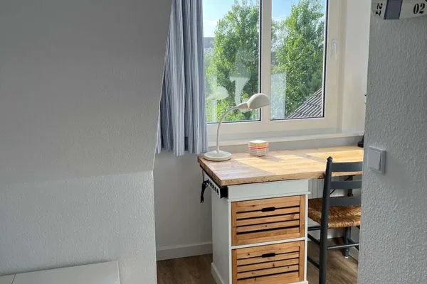 Schlafzimmer Residenz am Rosengarten Ferienwohnung große Atempause